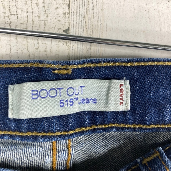 Levis Womens 515 Bootcut Flap Pockets Jeans Size 8 - Picture 7 of 9